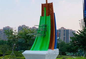 醫(yī)院帆船雕塑，仿古景觀雕塑，仿古擺件