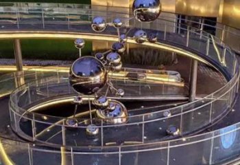 公園水滴景觀雕塑，鏡面拋光雕塑，鍛造工藝