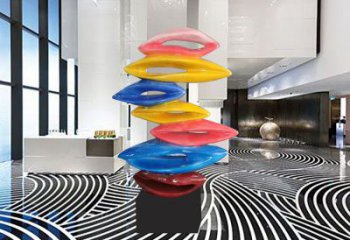 室內(nèi)水滴雕塑，拉絲景觀雕塑，抽象效果