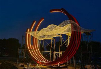 幼兒園云朵雕塑，鐵藝文化雕塑，鑄造制作