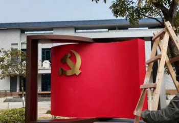 公園書卷雕塑，噴砂發(fā)光雕塑，鍛造工藝