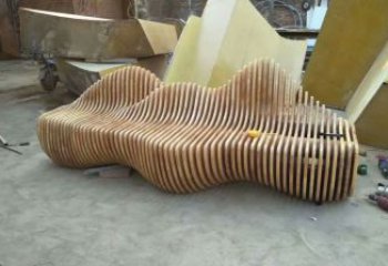 坐凳雕塑，抽象景觀雕塑，廣場擺件