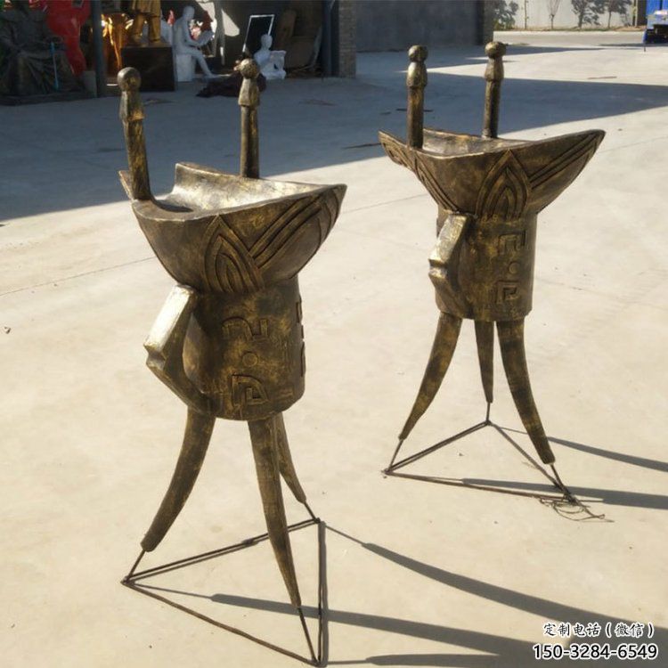 杯子雕塑 歐式步行街小品 大型商場(chǎng)雕塑