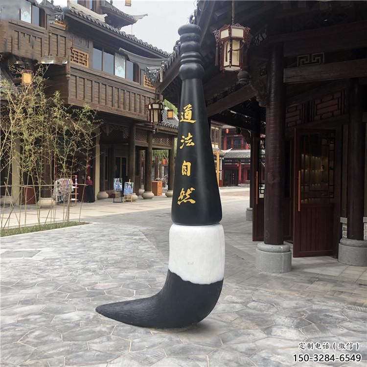 游樂場鉛筆雕塑 發(fā)光公園擺件 噴漆雕塑