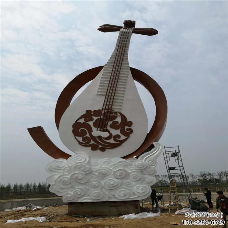 吉他雕塑 歐式步行街小品 大型商場(chǎng)雕塑