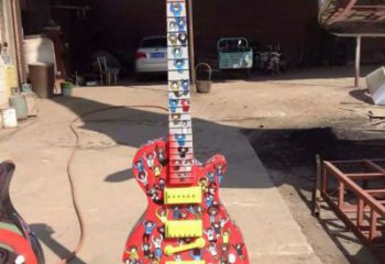 房地產(chǎn)吉他雕塑 現(xiàn)代景觀擺件 幾何雕塑