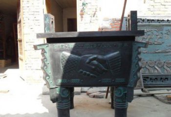 街道福鼎雕塑 現(xiàn)代景觀擺件 彩繪雕塑