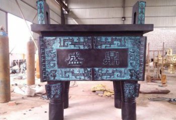 室內(nèi)福鼎雕塑 仿真景觀擺件 大型雕塑