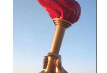 酒店火炬雕塑 景觀美陳小品 現(xiàn)代雕塑