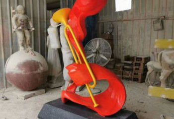 創(chuàng)意軍號雕塑 啞光景觀小品 公園雕塑