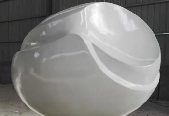 鋼管雞蛋雕塑 異形噴水小品 農(nóng)村雕塑