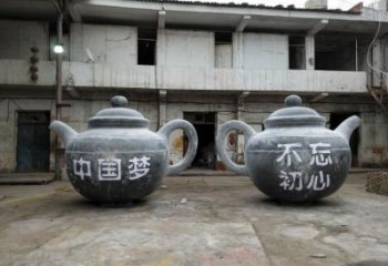 農(nóng)村酒壺雕塑 抽象藝術(shù)擺件 烤漆雕塑