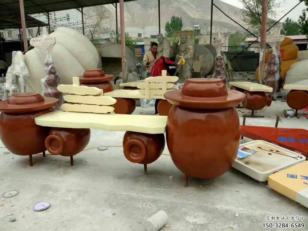 凳子雕塑 彩繪剪紙小品 現(xiàn)代雕塑