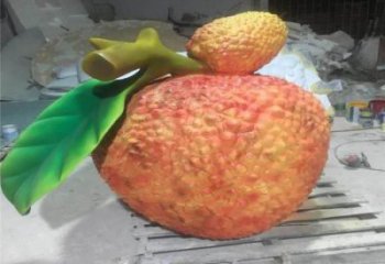 創(chuàng)意荔枝雕塑 步行街店門(mén)口雕塑 水果小品
