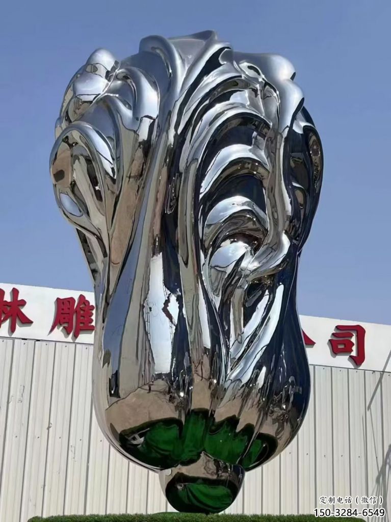 別墅區(qū)大白菜雕塑 大型別墅區(qū)蔬菜雕塑 仿真果蔬雕塑