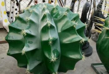 別墅區(qū)仙人掌雕塑 大型別墅區(qū)植物雕塑 仿真花卉雕塑