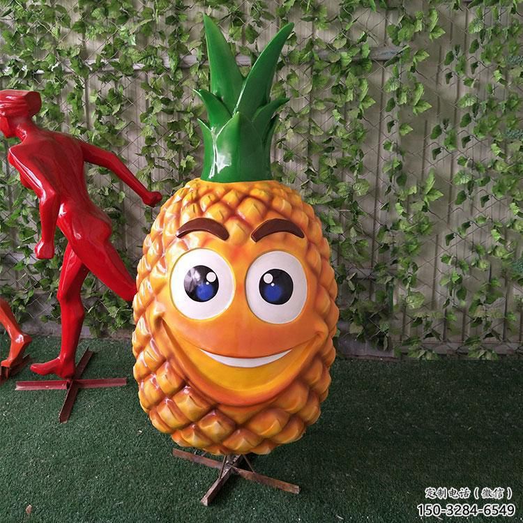 廣場菠蘿雕塑生產(chǎn)商 公園仿真雕塑 抽象擺件