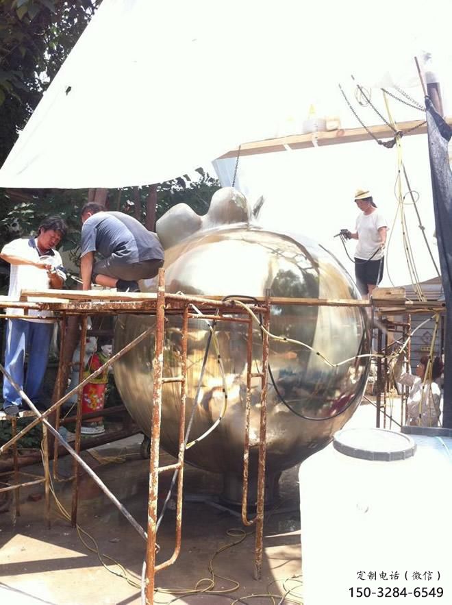 仿古藍(lán)莓雕塑 庭院彩繪雕塑 田間小品