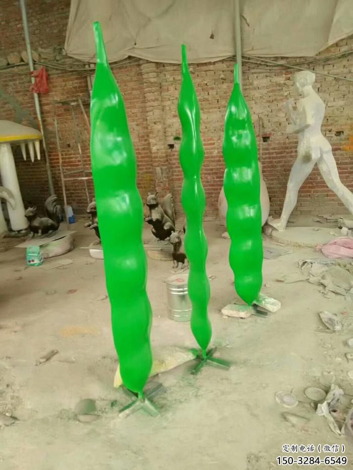 仿真豆角雕塑廠家 酒店公園雕塑 風(fēng)景區(qū)擺件