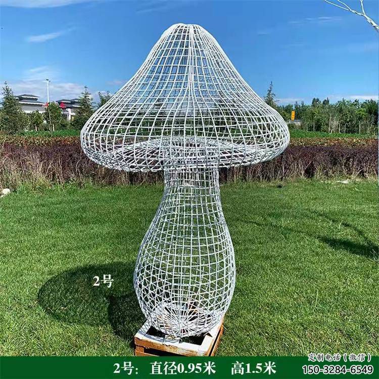 田間蘑菇雕塑 彩繪仿真雕塑 園林?jǐn)[件