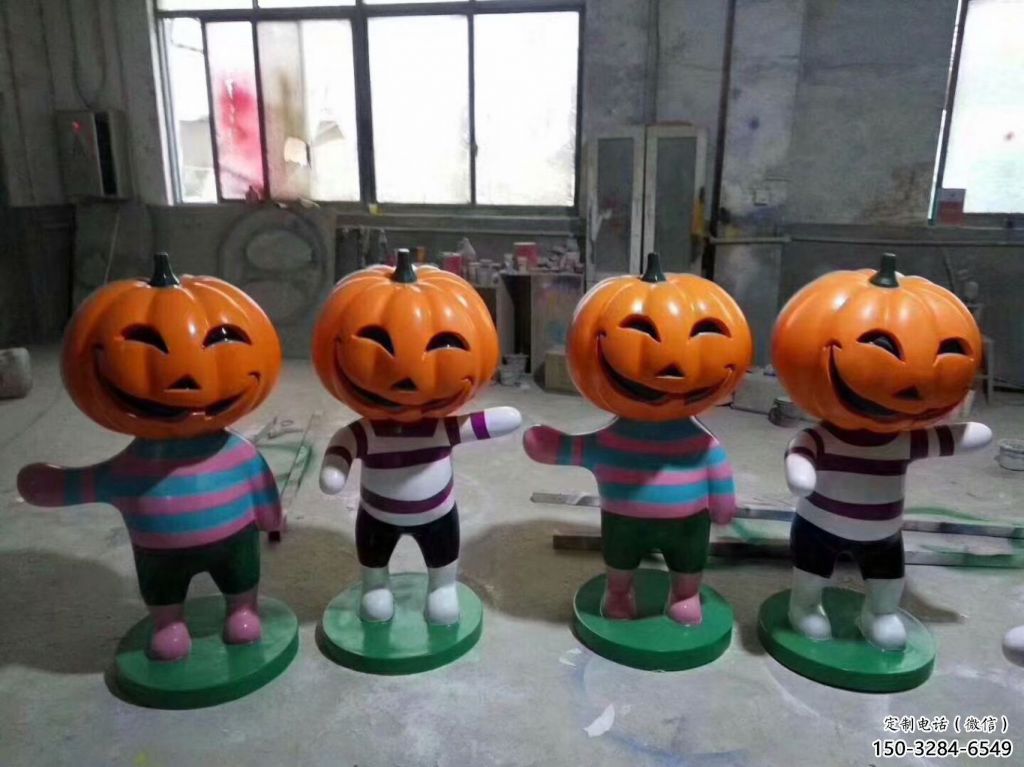 創(chuàng)意南瓜雕塑 步行街店門口雕塑 果蔬小品