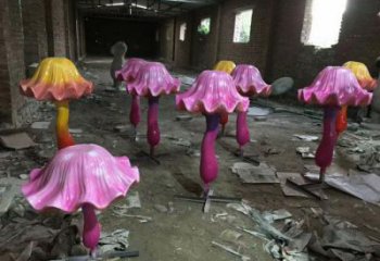 園林蘑菇雕塑 風(fēng)景區(qū)仿真雕塑 廣場(chǎng)小品