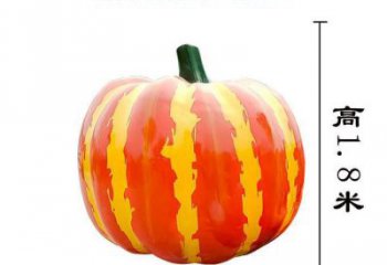 仿真南瓜雕塑 酒店公園雕塑 風景區(qū)擺件