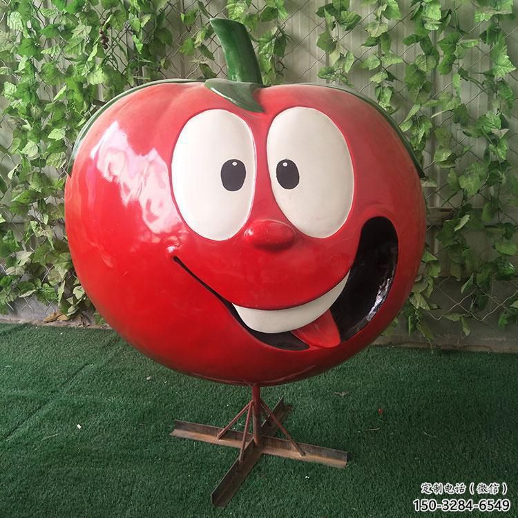 廣場西紅柿雕塑 公園仿真雕塑 抽象擺件