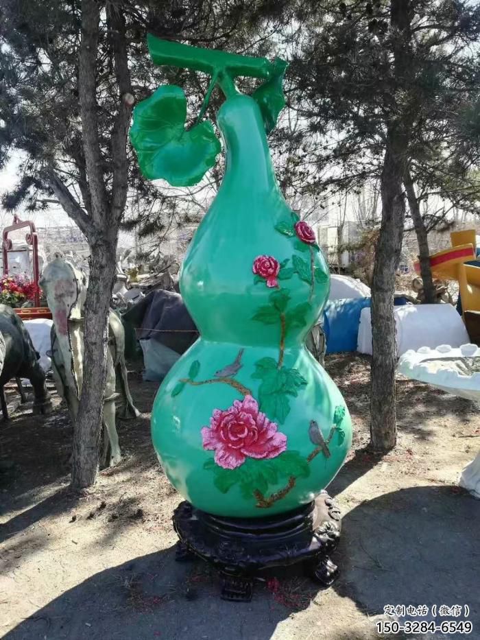 大型葫蘆雕塑 門口創(chuàng)意雕塑 售樓處小品