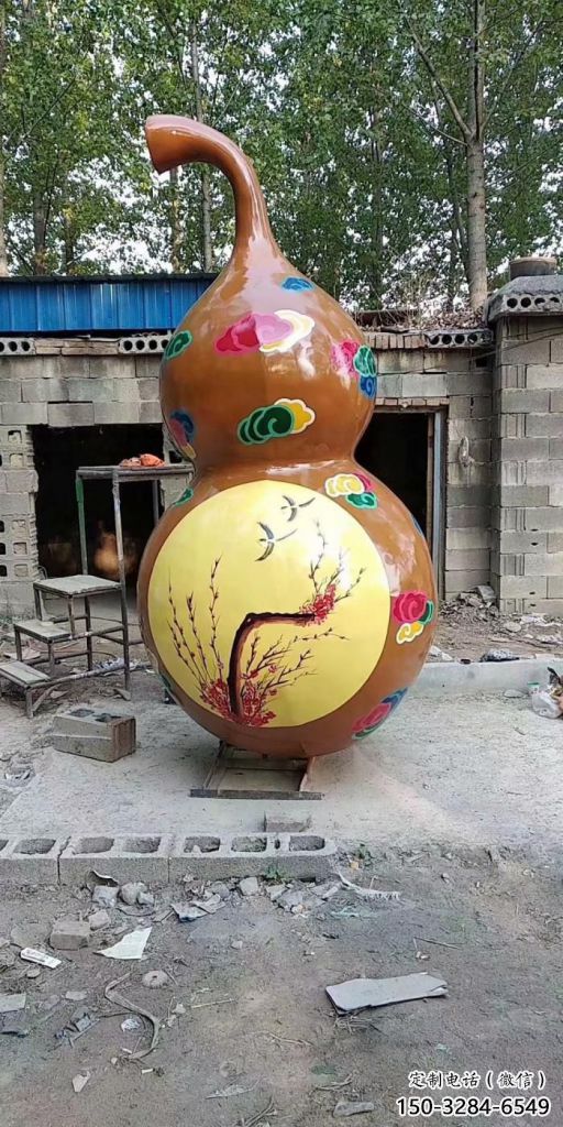 仿真葫蘆雕塑 店門口園林雕塑 瓜果小品