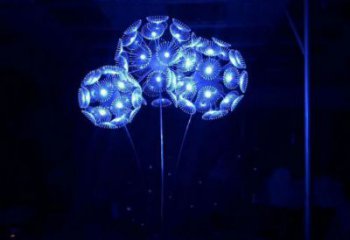 庭院蒲公英雕塑 公園草地花卉雕塑 鍛造植物雕塑