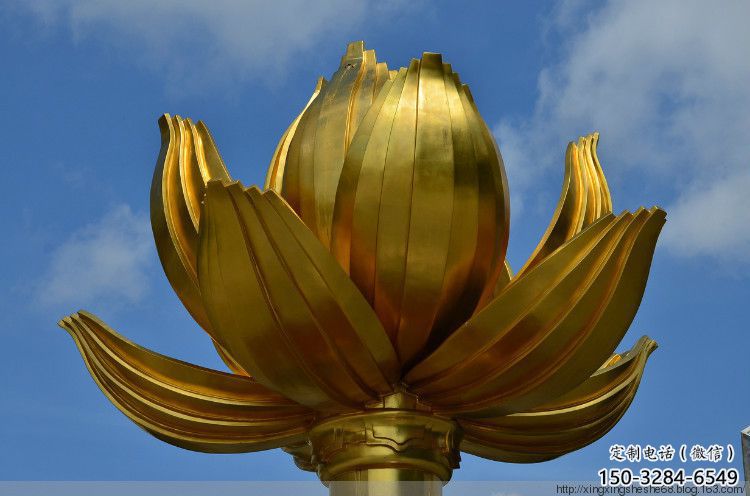步行街紫荊花雕塑 游樂(lè)場(chǎng)花卉雕塑 鑄造花朵雕塑