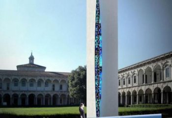 賓館精神堡壘雕塑 烤漆大型標(biāo)識(shí)雕塑 歐式文化雕塑