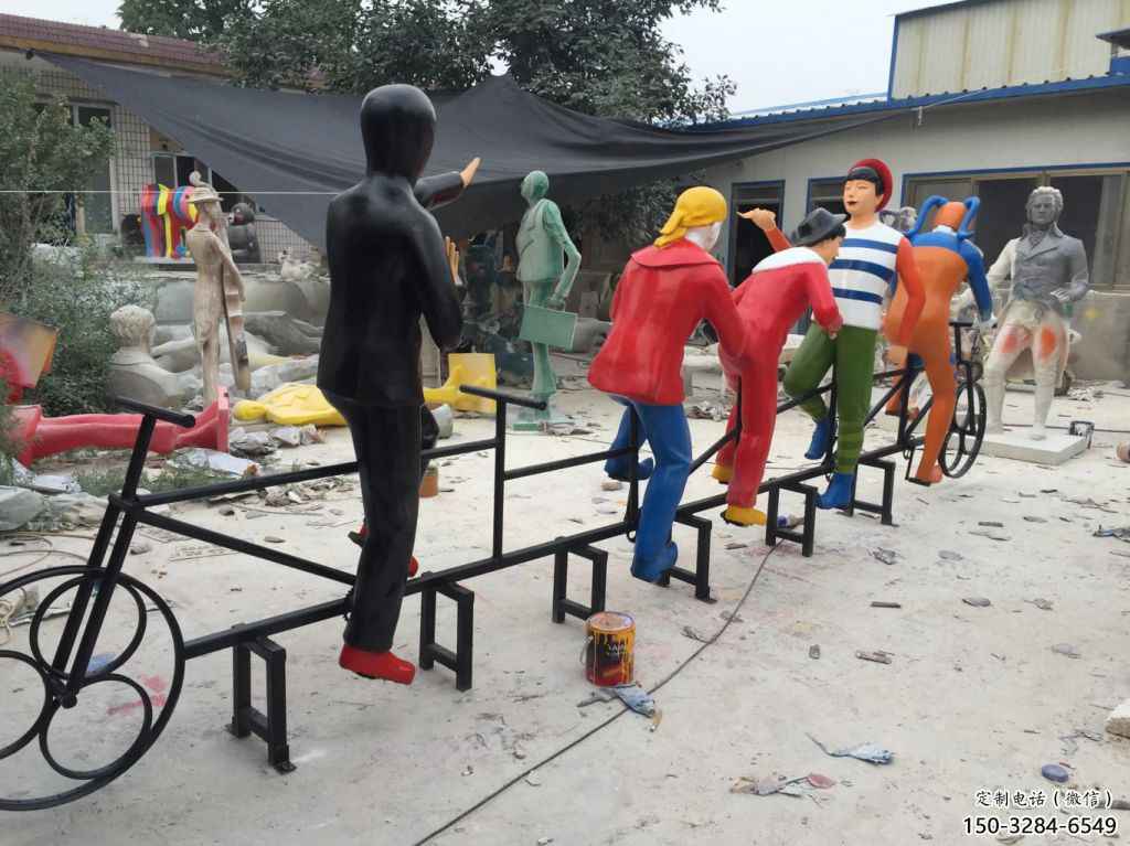 風(fēng)景區(qū)小丑雕塑廠 售樓處廣場雕塑 仿古擺件