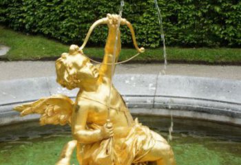 廣場(chǎng)丘比特雕塑 抽象歐式雕塑 烤漆肖像雕塑