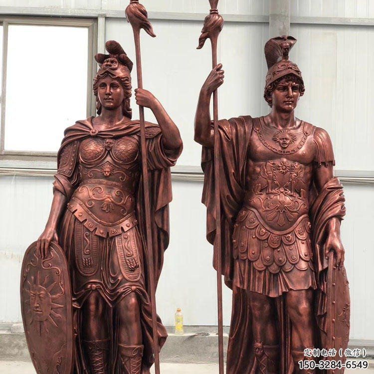 園林武士雕塑 風景區(qū)仿真雕塑 廣場小品