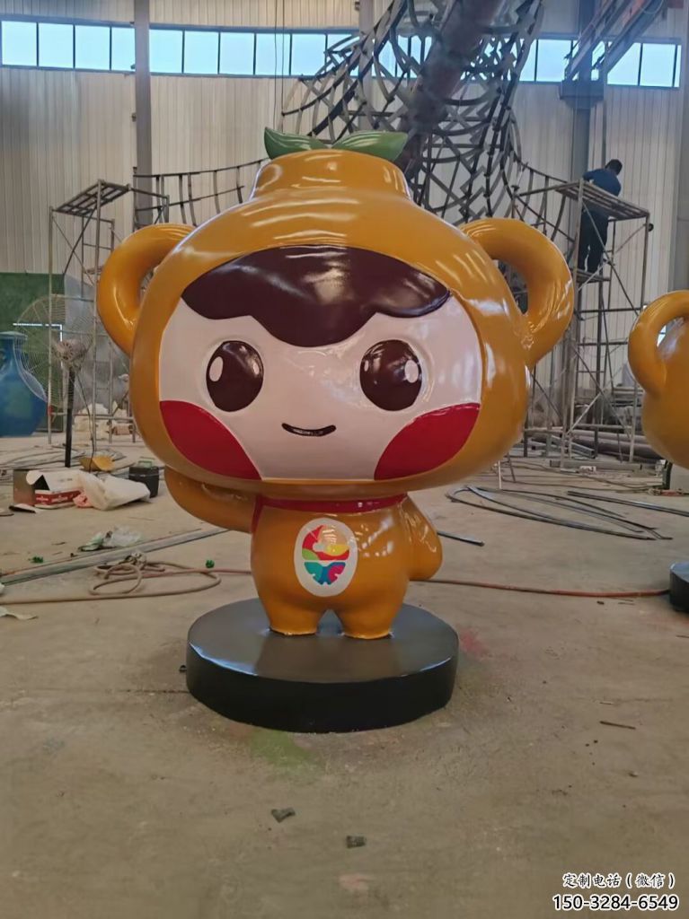 彩繪娃娃雕塑 大型城市雕塑 商業(yè)街?jǐn)[件