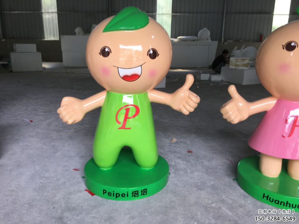 大型娃娃雕塑 商業(yè)街廣場雕塑 彩繪擺件