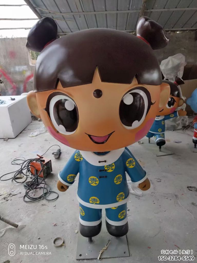 風(fēng)景區(qū)娃娃雕塑 售樓處廣場雕塑 仿真擺件