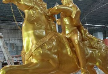 部隊(duì)武士雕塑 景觀(guān)美陳古代雕塑 噴漆人物雕塑