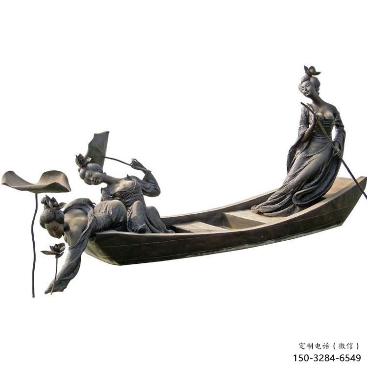 園林釣魚雕塑制作 風(fēng)景區(qū)民俗雕塑 廣場小品