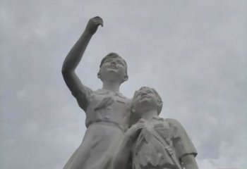 大型少先隊員雕塑 商業(yè)街廣場雕塑 彩繪擺件