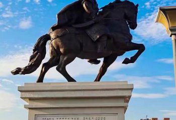 抽象岳飛雕塑 仿古名人雕塑 室內(nèi)肖像雕塑