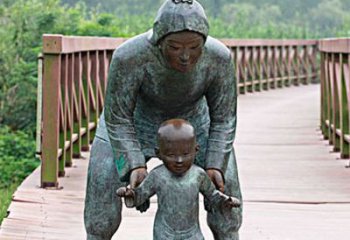 公園母親雕塑 創(chuàng)意女人雕塑 美陳肖像雕塑