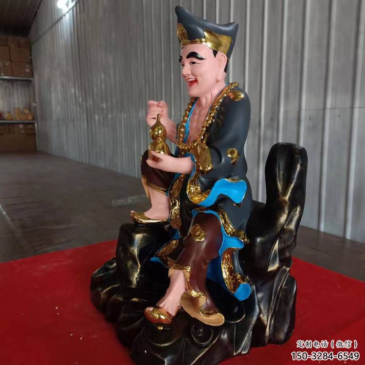 廣場濟(jì)公雕塑 抽象景觀古代雕塑 烤漆神話雕塑