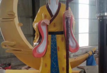 創(chuàng)意月老雕塑 景觀古代雕塑 公園神話雕塑