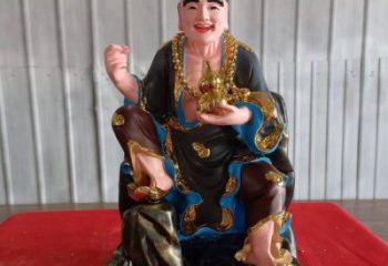 濟公雕塑 現(xiàn)代景觀擺件 鑄銅神話雕塑