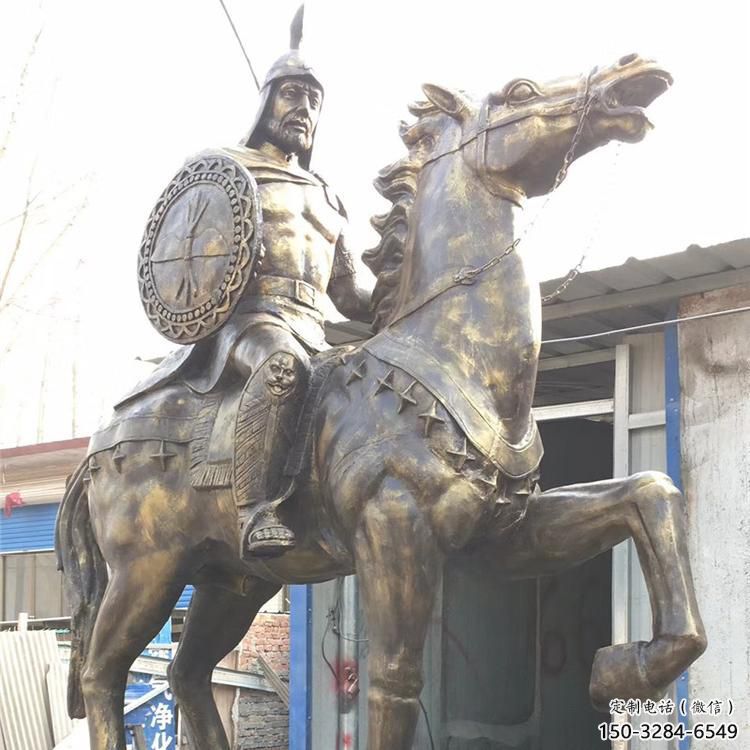 騎馬人雕塑 風(fēng)景區(qū)幾何雕塑 廣場(chǎng)小品