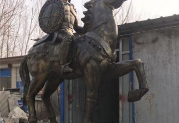 大型騎馬人雕塑 商業(yè)街廣場(chǎng)雕塑 古羅馬擺件