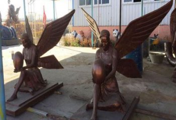 酒店天使雕塑 景觀美陳小品 現(xiàn)代卡通雕塑